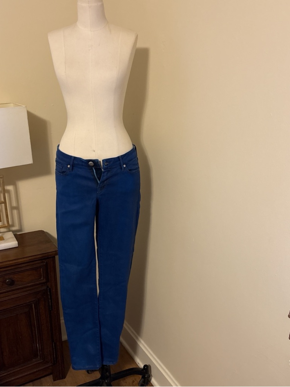 Tommy Hilfiger Women’s Blue Straight-Leg Jeans